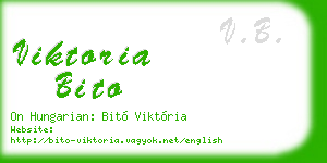 viktoria bito business card