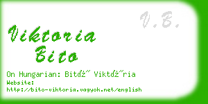 viktoria bito business card